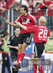 Fussball 1. Bundesliga: Leverkusen - Stuttgart, Jubel Leverkusen