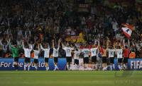 FUSSBALL WM 2010, ACHTELFINALE:  JUBEL Deutschland