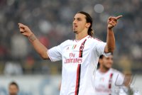 FUSSBALL SERIE A:  Zlatan Ibrahimovic (AC Mailand)