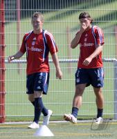 1. Fussball Bundesliga : Training beim FC Bayern Muenchen
