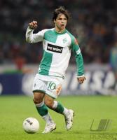Fussball 1. Bundesliga: Werder, DIEGO Einzelaktion
