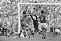 Fussball DFB Pokalfinale Saison 1968/1969: Siegestor 2:1 Gerd Mueller