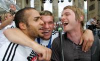 Fussball WM 2006: Empfang Deutsche Fussball Nationalmannschaft