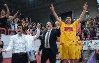 Basketball 1. Bundesliga 14/15 Hauptrunde:  Walter Tigers Tuebingen - EWE Baskets Oldenburg
