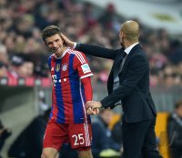 Fussball 1. Bundesliga Saison 14/15: FC Bayern Muenchen - TSG 1899 Hoffenheim