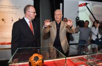 Fussball: Sonderausstellung in der Erlebniswelt des FC Bayern Muenchen in der Allianz Arena