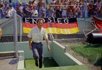 Fussball  WM 1986:  Beckenbauer (Deutschland)