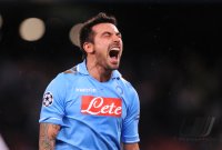Fussball Champions League  Saison 2011/2012:  Ezequiel Lavezzi (Neapel)