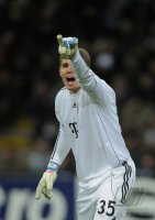 Fussball CHL  Saison 2010/2011:  Torwart Thomas Kraft (FC Bayern Muenchen)