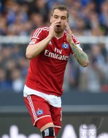 Fussball, 1. Bundesliga  Saison 2014/2015 Relegation: Karlsruher SC - Hamburger SV