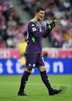 Fussball 1. Bundesliga Saison 14/15: Torwart Max Gruen (VfL Wolfsburg)