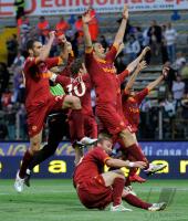 FUSSBALL SERIE A: JUBEL Luca Toni (AS Rom)