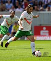 Fussball 1. Bundesliga : Elfmeter Tor zum 0:1 Torsten Frings (SV Werder Bremen)