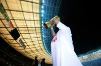 Fussball: DFB Pokal Finale: JUBEL Bastian Schweinsteiger (FCB)