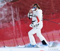 Ski Alpin Kitzbuehel 2015; Abfahrt Training Hansi Hinterseer (AUT)