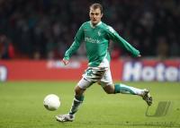 Fussball UEEA CUP Bremen, JENSEN Einzelaktion