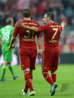 Fussball 1. Bundesliga, Saison 2012/2013:  FC Bayern Muenchen - VFL Wolfsburg