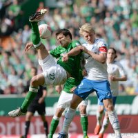 Fussball, 1. Bundesliga Saison 2012/2013: SV Werder Bremen - TSG 1899 Hoffenheim