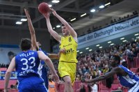 Basketball 1. Bundesliga 17/18 Hauptrunde: Walter Tigers Tuebingen - Fraport Skyliners Frankfurt