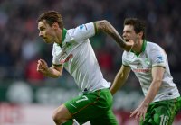 Fussball, 1. Bundesliga  Saison 2013/2014: SV Werder Bremen - Borussia Moenchengladbach