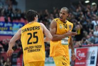 Basketball 1. Bundesliga 15/16 Hauptrunde: Walter Tigers Tuebingen - MHP RIESEN Ludwigsburg