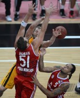 Basketball 1. Bundesliga 2012/2013 Testspiel:  Walter Tigers Tuebingen - FC Bayern Muenchen