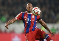 Fussball, 1. Bundesliga  Saison 2014/2015: VfL Wolfsburg - FC Bayern Muenchen