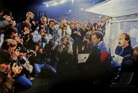Fussball Deutschland - Argentinien: Beckenbauer, Koeppel