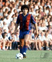 Fussball international: Diego Maradona (FC Barcelona)