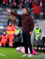 Fussball 1. Bundesliga Saison 21/22: FC Bayern Muenchen -  Hertha BSC Berlin