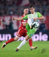 Fussball 1. Bundesliga Saison 17/18: FC Bayern Muenchen - VfL Wolfsburg
