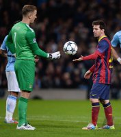 Fussball International CHL Saison 13/14: Manchester City - FC Barcelona