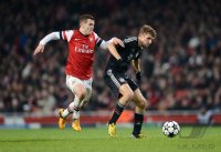 FUSSBALL INTERNATIONAL CHL ACHTELFINALE 12/13:  FC Arsenal London - FC Bayern Muenchen