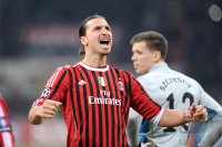 Fussball CHL  Saison 2011/2012:  Zlatan Ibrahimovic (AC Mailand)