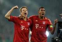 FUSSBALL  DFB POKAL SAISON  11/12  HALBFINALE: JUBEL FC Bayern Muenchen