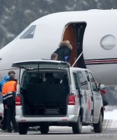 Ski Alpin WM 2013 Lindsey  Vonn (USA) am Flughafen Salzburg