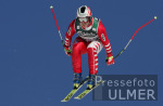 Ski Alpin;  Abfahrt Herren  Wengen Start Max Rauffer (GER) im Hintergrund Eiger, Moench, Jungfrau