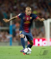 FUSSBALL Primera Division/Super Cup 2012: Daniel Alves (Barca)