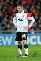 Fussball CHL  Saison 2011/2012:  Enttaeuscht Wayne Rooney  (Manchester United FC)