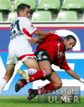 Fussball DFB-Pokal: Leverkusen (A) - Stuttgart, Zweikampf