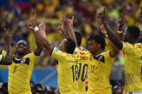 FUSSBALL WM 2014, Achtelfinale: Kolumbien - Uruguay