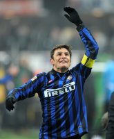 FUSSBALL International SERIE A 2011/2012:  JUBEL Javier Zanetti (Inter Mailand)