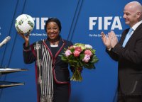 Fussball International: FIFA Generalsekretaerin Fatma Samoura (Senegal)