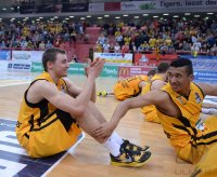 Basketball 1. Bundesliga  13/14: Walter Tigers Tuebingen - Artland Dragons
