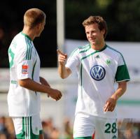 FUSSBALL, 1. BUNDESLIGA, ESSWEIN  und BAIER