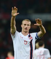 Fussball International WM Qualifikation 2014:  JUBEL Brede Hangeland (Norwegen)