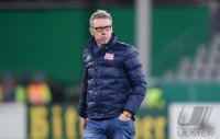 Fussball DFB Pokal Achtelfinale 14/15: Trainer Peter Stoeger (1. FC Koeln)