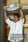 FUSSBALL  1. Liga  FC Bayern  JUBEL Ballack  Marienplatz