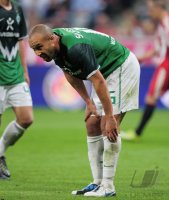 Fussball 1. Bundesliga  Saison 2010/2011: FC Bayern Muenchen - Werder Bremen