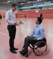 Volleyball 1. Bundesliga   Saison 2010/2011 Trainingaauftakt Besichtigung der Werkstatt der Schoenbuchbahn;